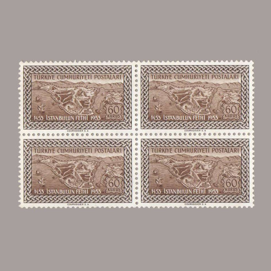1953 İSTANBUL'un FETHİNİN 500.YILDÖNÜMÜ DÖRTLÜ BLOK