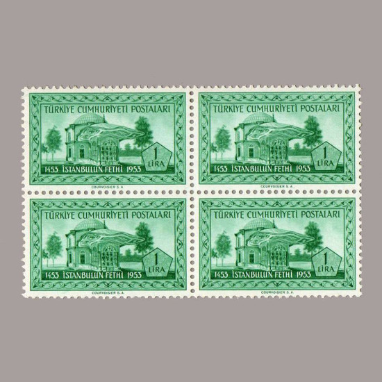 1953 İSTANBUL'un FETHİNİN 500.YILDÖNÜMÜ DÖRTLÜ BLOK