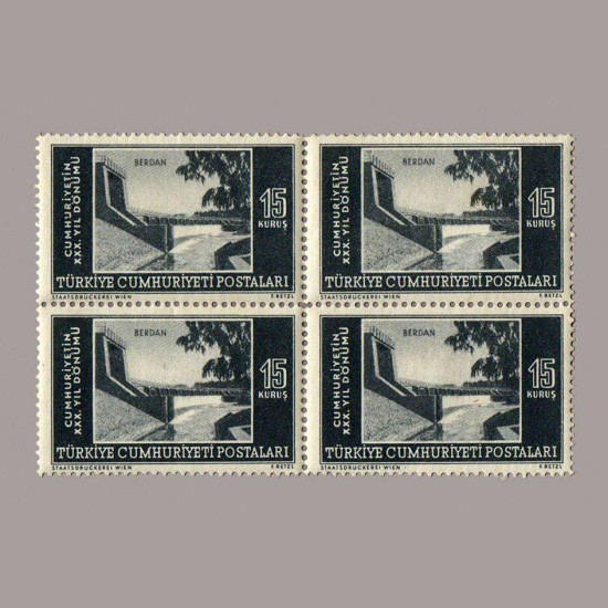 1953 CUMHURİYET'in 30.YILDÖNÜMÜ DÖRTLÜ BLOK