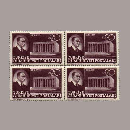 1953 ANITKABİR'in AÇILIŞI DÖRTLÜ BLOK