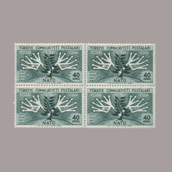 1954 NATO'nun KURULUŞUNUN 5.YILI DÖRTLÜ BLOK