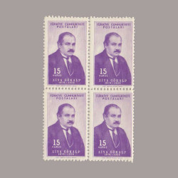 1954 ZİYA GÖKALP'ın VEFATININ 30.YILI DÖRTLÜ BLOK