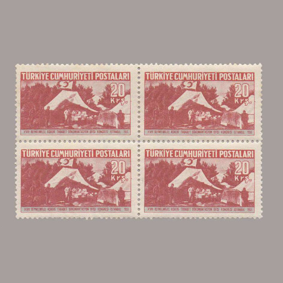 1955 18.BEYNELMİNEL ASKERİ TABABET KONGRESİ DÖRTLÜ BLOK