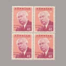 1957 FEDERAL ALMANYA CUMHURBAŞKANI'nın TÜRKİYE ZİYARETİ DÖRTLÜ BLOK