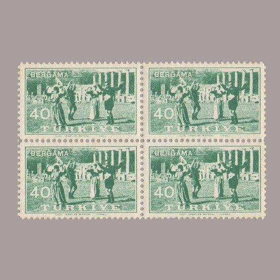 1957 BERGAMA KERMES OYUNLARI DÖRTLÜ BLOK