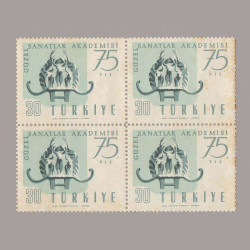 1957 GÜZEL SANATLAR AKADEMİSİ'nin 75.YILI DÖRTLÜ BLOK