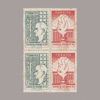 1958 ATATÜRK'ün VEFATININ 20.YILI DÖRTLÜ BLOK