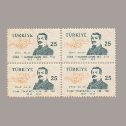 1959 TÜRK TİYATROSUNUN 100.YILI DÖRTLÜ BLOK