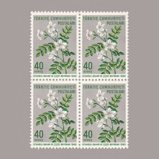 1960  İSTANBUL BAHAR BAYRAMI DÖRTLÜ BLOK