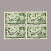 1961 CENTO IX. TOPLANTISI DÖRTLÜ BLOK