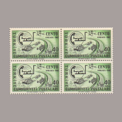 1961 CENTO IX. TOPLANTISI DÖRTLÜ BLOK