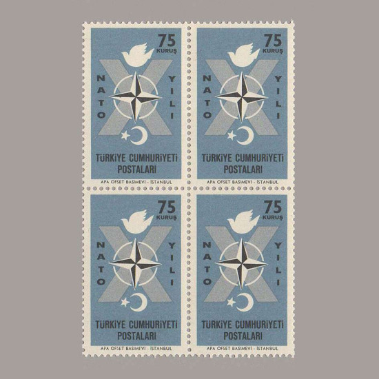 1962 NATO'yu KATILIŞIMIZIN 10.YILI DÖRTLÜ BLOK