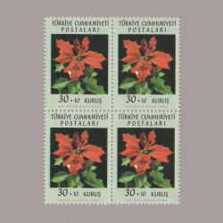 1962 ÇİÇEKLER DÖRTLÜ BLOK