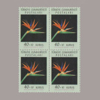 1962 ÇİÇEKLER DÖRTLÜ BLOK