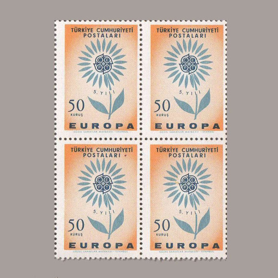 1964 EUROPA CEPT DÖRTLÜ BLOK