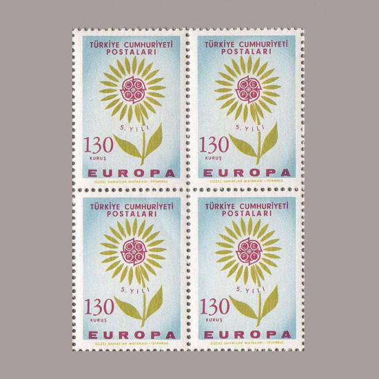 1964 EUROPA CEPT DÖRTLÜ BLOK