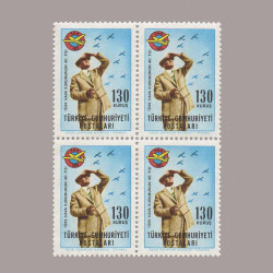 1965 TÜRK HAVA KURUMUNUN 40.YILI DÖRTLÜ BLOK