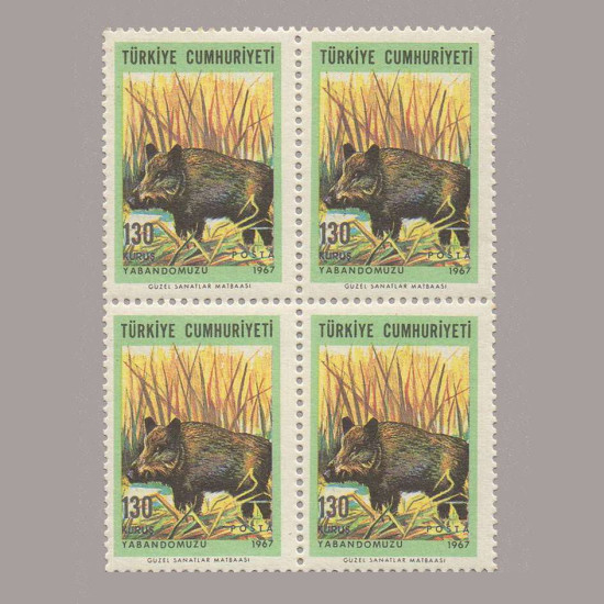 1967 AV HAYVANLARI DÖRTLÜ BLOK