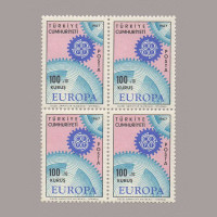 1967 EUROPA CEPT DÖRTLÜ BLOK