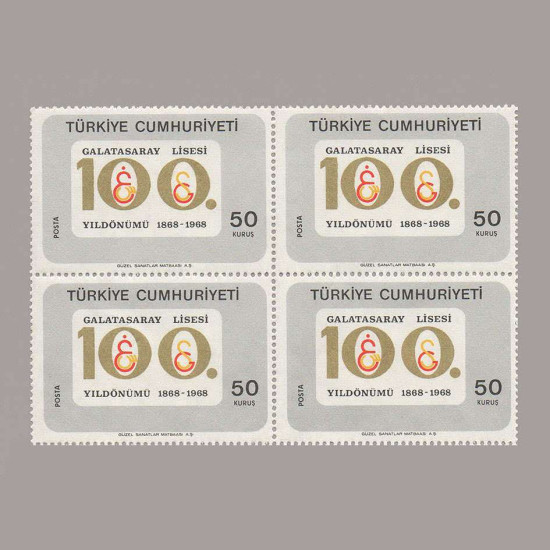 1968 GALATASARAY LİSESİ'nin 100.yılı DÖRTLÜ BLOK