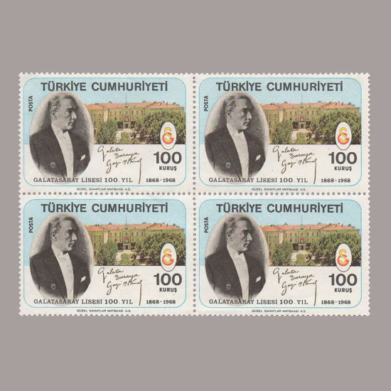 1968 GALATASARAY LİSESİ'nin 100.yılı DÖRTLÜ BLOK