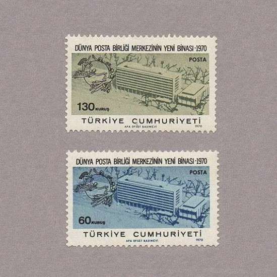 1970 DÜNYA POSTA BİRLİĞİ MERKEZİNİN YENİ BİNASI