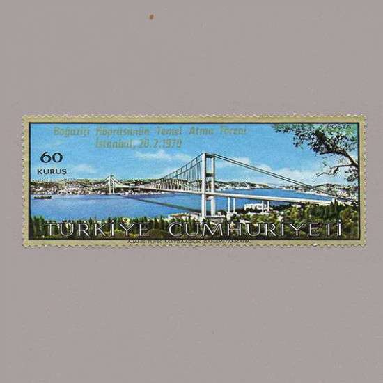 1970 BOĞAZİÇİ KÖPRÜSÜ TEMEL ATMA TÖRENİ