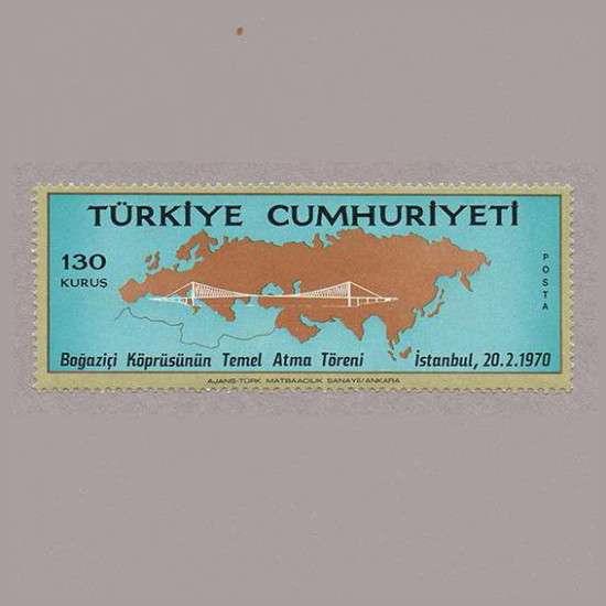 1970 BOĞAZİÇİ KÖPRÜSÜ TEMEL ATMA TÖRENİ