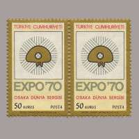 1970 "EXPO 70" OSAKA DÜNYA SERGİSİ İKİLİ BLOK