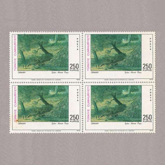 1972 BEŞİNCİ TABLO SERİSİ DÖRTLÜ BLOK