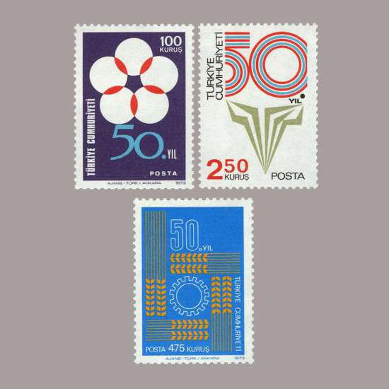 1973 CUMHURİYET'in KURULUŞUNUN 50.YILI