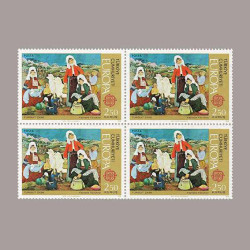 1975 EUROPA CEPT DÖRTLÜ BLOK