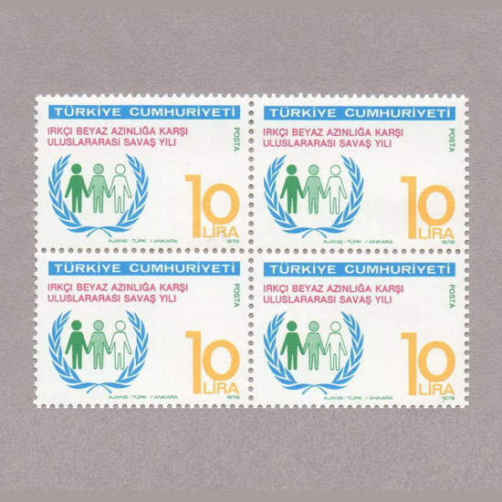 1978 IRKÇI BEYAZ AZINLIĞA KARŞI SAVAŞ YILI DÖRTLÜ BLOK