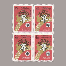 1979 DÜNYA ÇOCUK YILI DÖRTLÜ BLOK