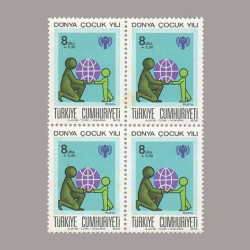 1979 DÜNYA ÇOCUK YILI DÖRTLÜ BLOK