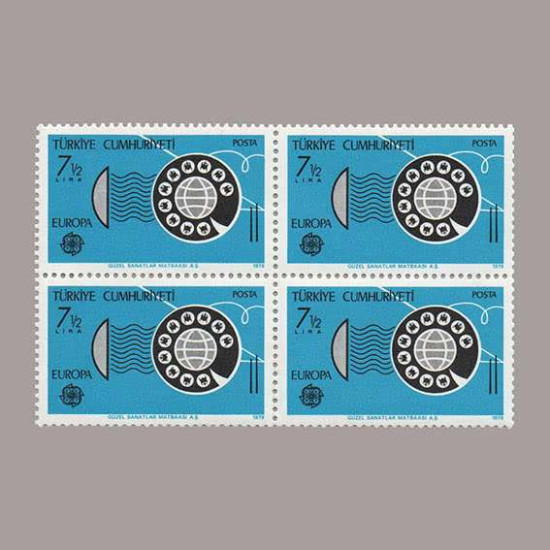 1979 EUROPA CEPT DÖRTLÜ BLOK