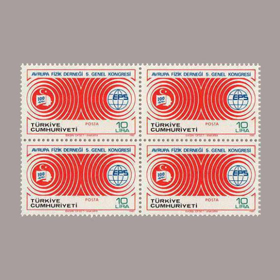 1981 AVRUPA FİZİK DERNEĞİ 5.GENEL KURUL KONGRESİ DÖRTLÜ BLOK