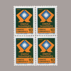 1982 ENERJİ TASARRUFU KONULU SÜREKLİ SERİ DÖRTLÜ BLOK