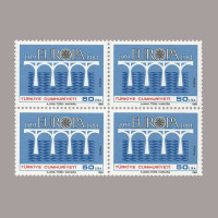 1984 EUROPA CEPT DÖRTLÜ BLOK