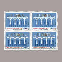 1984 EUROPA CEPT DÖRTLÜ BLOK