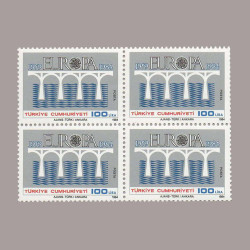 1984 EUROPA CEPT DÖRTLÜ BLOK