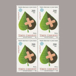 1986 EUROPA CEPT DÖRTLÜ BLOK