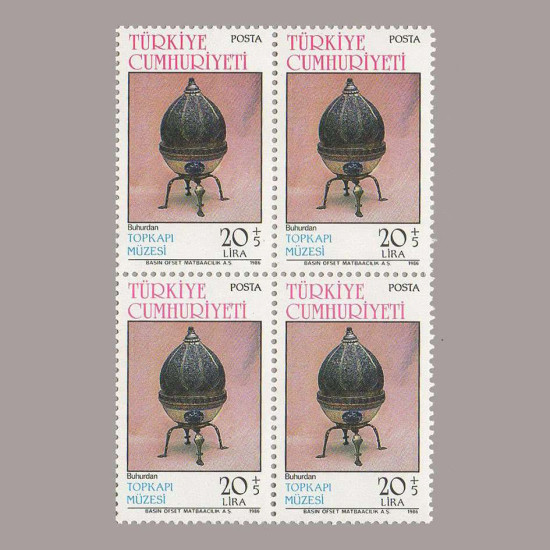 1986 TOPKAPI MÜZESİ III DÖRTLÜ BLOK