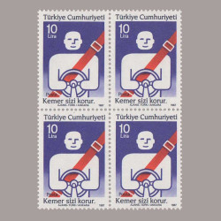 1987 TRAFİK KONULU SÜREKLİ SERİ DÖRTLÜ BLOK