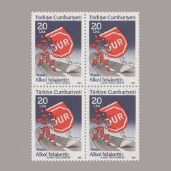 1987 TRAFİK KONULU SÜREKLİ SERİ DÖRTLÜ BLOK