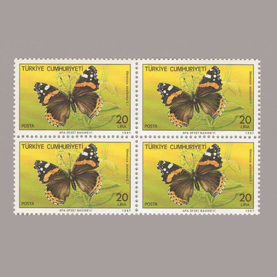 1987 KELEBEKLER DÖRTLÜ BLOK