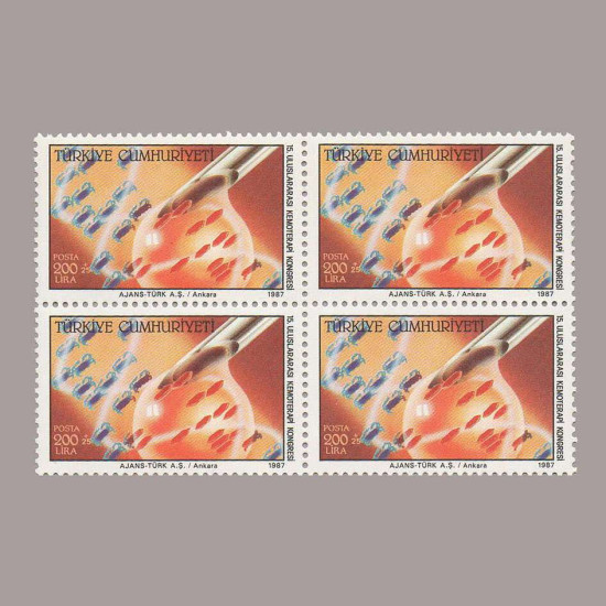 1987 15.ULUSLARARSI KEMOTERAPİ KONGRESİ DÖRTLÜ BLOK