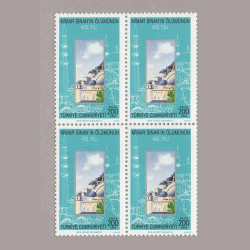 1988 MİMAR SİNAN'nın ÖLÜMÜNÜN 400.YILI DÖRTLÜ BLOK