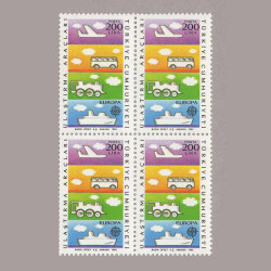 1988 EUROPA CEPT DÖRTLÜ BLOK