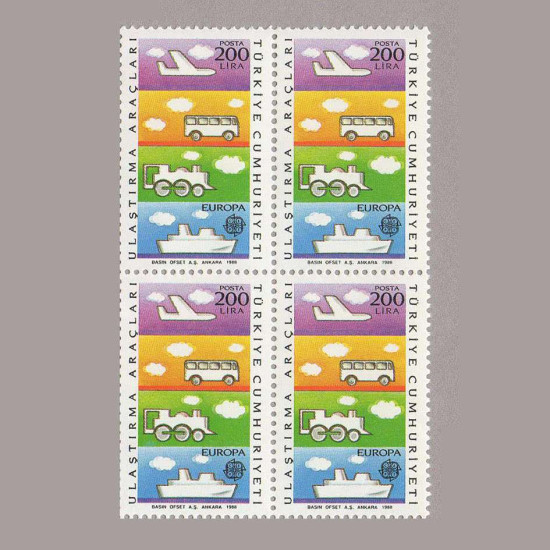 1988 EUROPA CEPT DÖRTLÜ BLOK